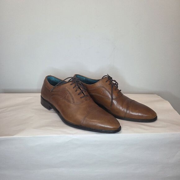 Ted Baker FUAMIN Cap Toe Brown Leather Oxford Shoe Size: 9.5US, 42.5EU, 8.5UK main image 10